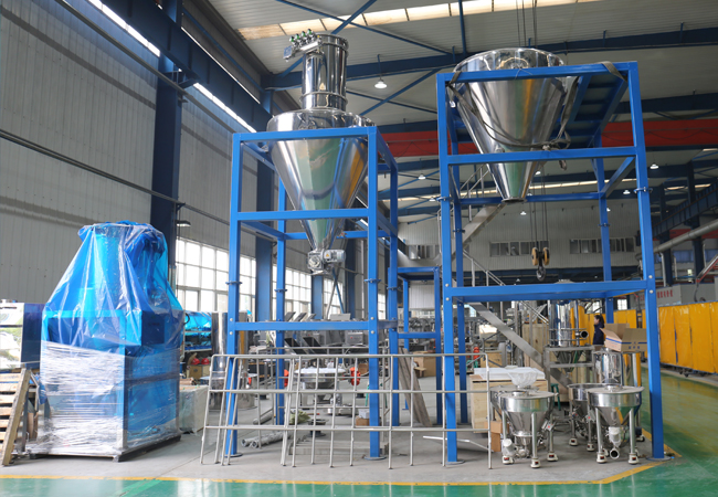 浙江杭州某設(shè)計院定制的一款粉末顆粒物料篩分系統(tǒng)